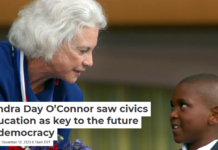 Sandra Day O’Connor saw civics education as key to the future of democracy