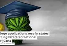 College applications rose in states that legalized recreational marijuana