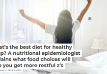 What’s the best diet for healthy sleep? A nutritional epidemiologist explains what food choices will help you get more restful z’s