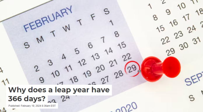 Why does a leap year have 366 days?