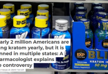Nearly 2 million Americans are using kratom yearly, but it is banned in multiple states: A pharmacologist explains the controversy
