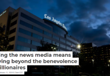 Saving the news media means moving beyond the benevolence of billionaires
