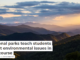 National parks teach students about environmental issues in this course