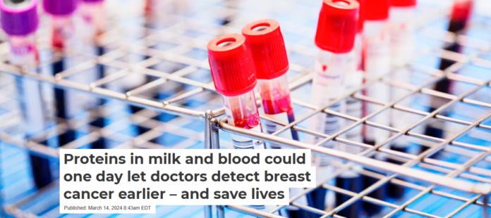 What if a simple blood test could diagnose otherwise undetected breast cancer? Srinophan69/Moment via Getty Images