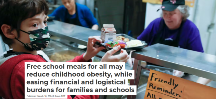 School meal waivers that started with the COVID-19 pandemic stopped with the end of the public health emergency. Jonathan Wiggs/The Boston Globe via Getty Images