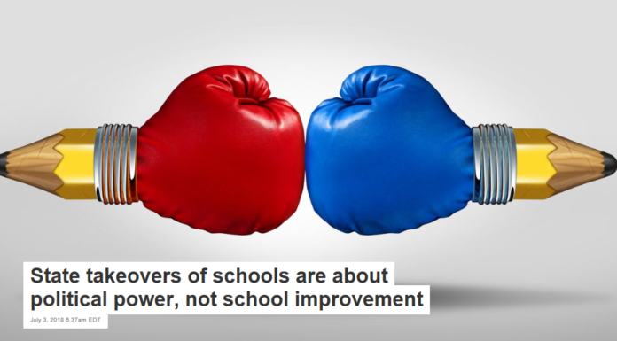 State takeovers of schools are about political power, not school improvement