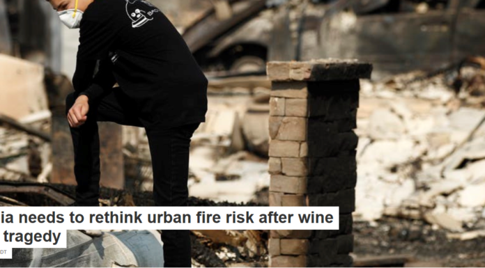 California needs to rethink urban fire risk after wine country tragedy