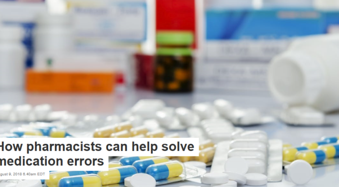 How pharmacists can help solve medication errors