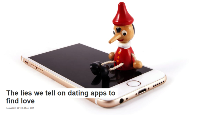 The lies we tell on dating apps to find love