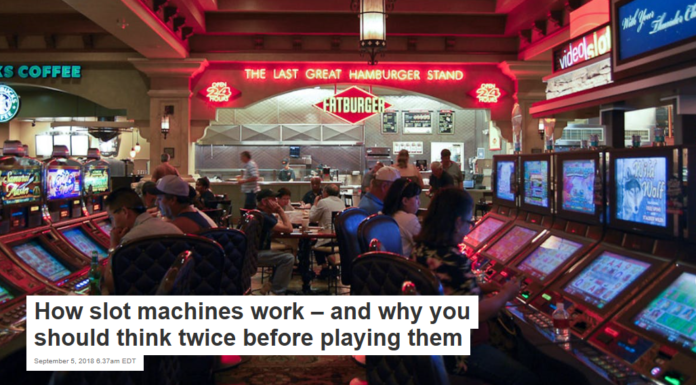 How slot machines work – and why you should think twice before playing them