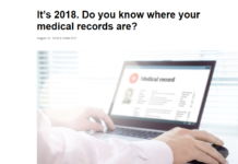 It’s 2018. Do you know where your medical records are?