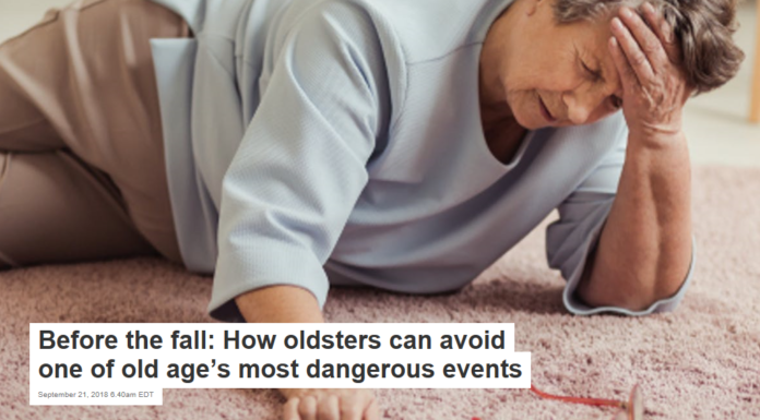 Before the fall: How oldsters can avoid one of old age’s most dangerous events