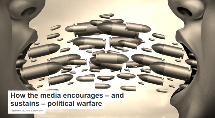 How the media encourages – and sustains – political warfare