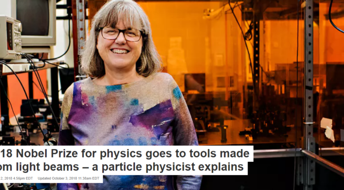 2018 Nobel Prize for physics goes to tools made from light beams – a particle physicist explains