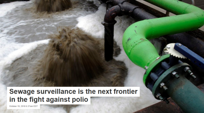Sewage surveillance is the next frontier in the fight against polio