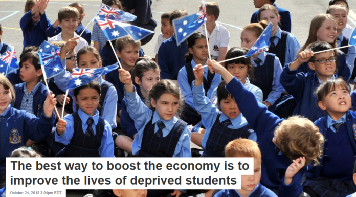 The best way to boost the economy is to improve the lives of deprived students