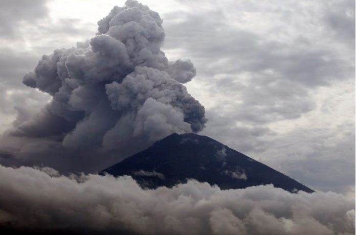 Just a burp, or indication of coming disaster? AP Photo/Firdia Lisnawati