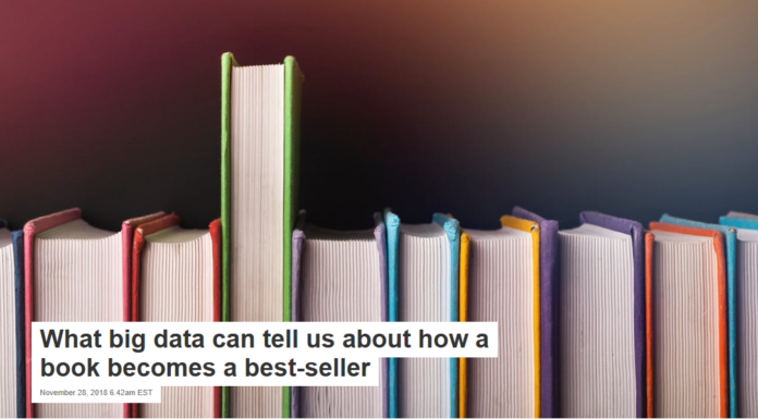 What big data can tell us about how a book becomes a best-seller