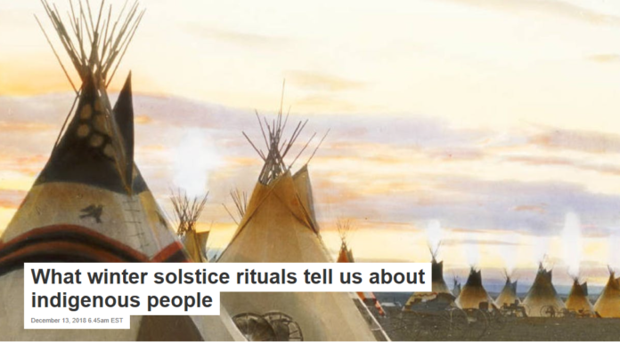 What winter solstice rituals tell us about indigenous people