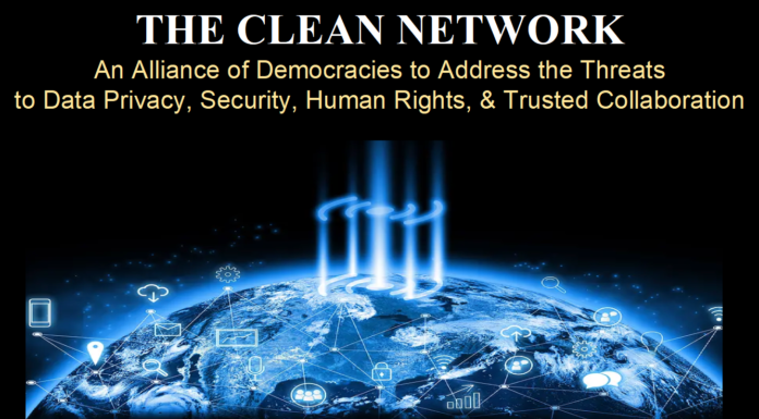 The Clean Network, an alliance of democracies to address the threats to data privacy, security, human rights, and trusted collaboration
