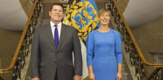 Under Secretary Krach with Estonia’s President, Kersti Kaljulaid.