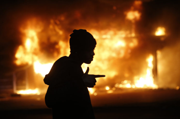 Ferguson after grand jury results announced Jim Young:Reuters