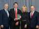 Marc Carlson, Keith and Metta Krach, and Michael Brown, with HBSANC Business Leader of the Year Award