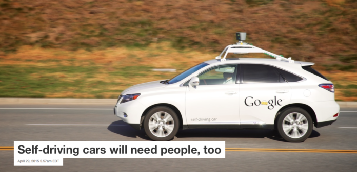 Don’t do away with that human driver at the wheel. LoKan Sardari, CC BY-NC-SA