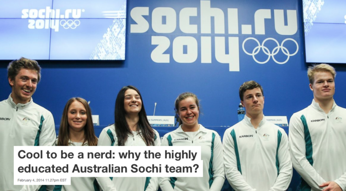 Cool to be a nerd: why the highly educated Australian Sochi team?