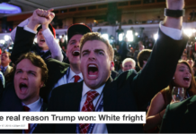 The real reason Trump won: White fright