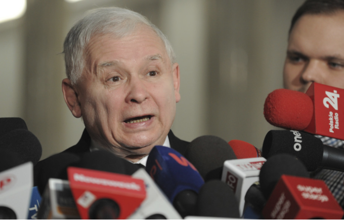 Jaroslaw Kaczynski in Warsaw, Poland on Jan. 11, 2017. AP Photo/Alik Keplicz
