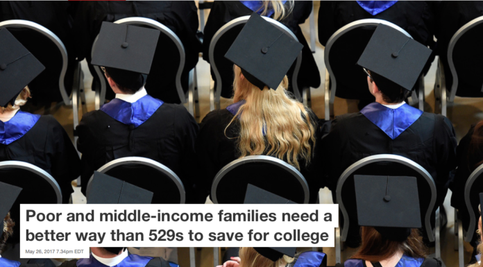 Poor and middle-income families need a better way than 529s to save for college
