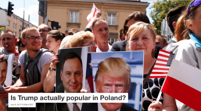 Is Trump actually popular in Poland?