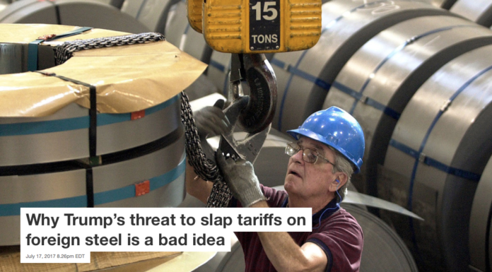 Why Trump’s threat to slap tariffs on foreign steel is a bad idea