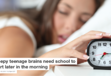 Sleepy teenage brains need school to start later in the morning