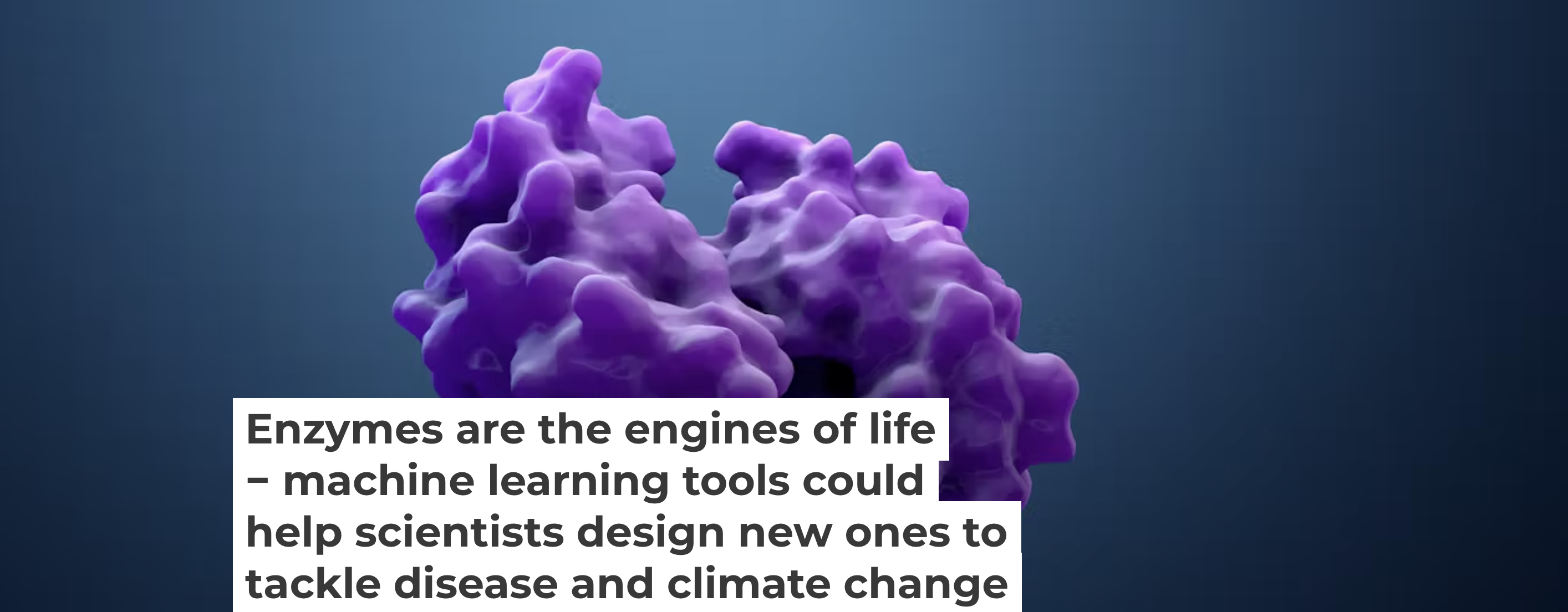 Enzymes are the engines of life − machine learning tools could help ...