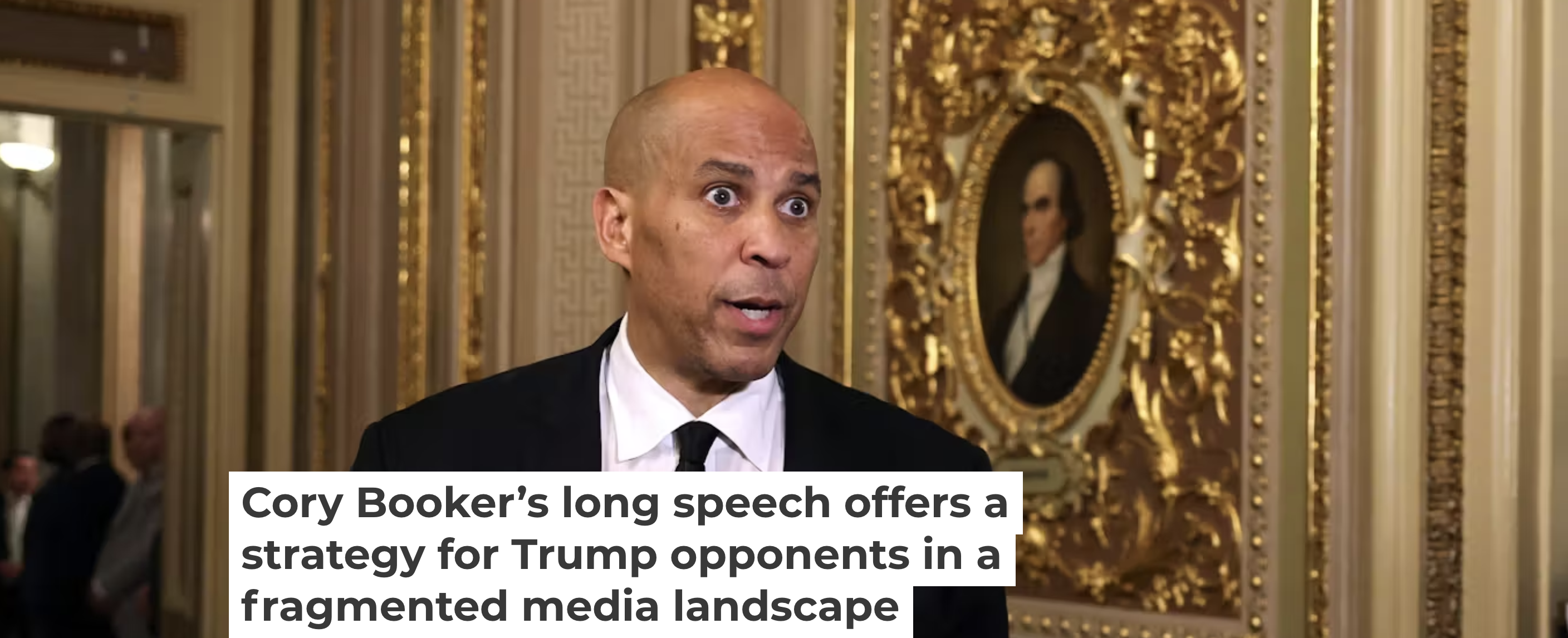 Cory Booker's long speech offers a strategy for Trump opponents in a ...