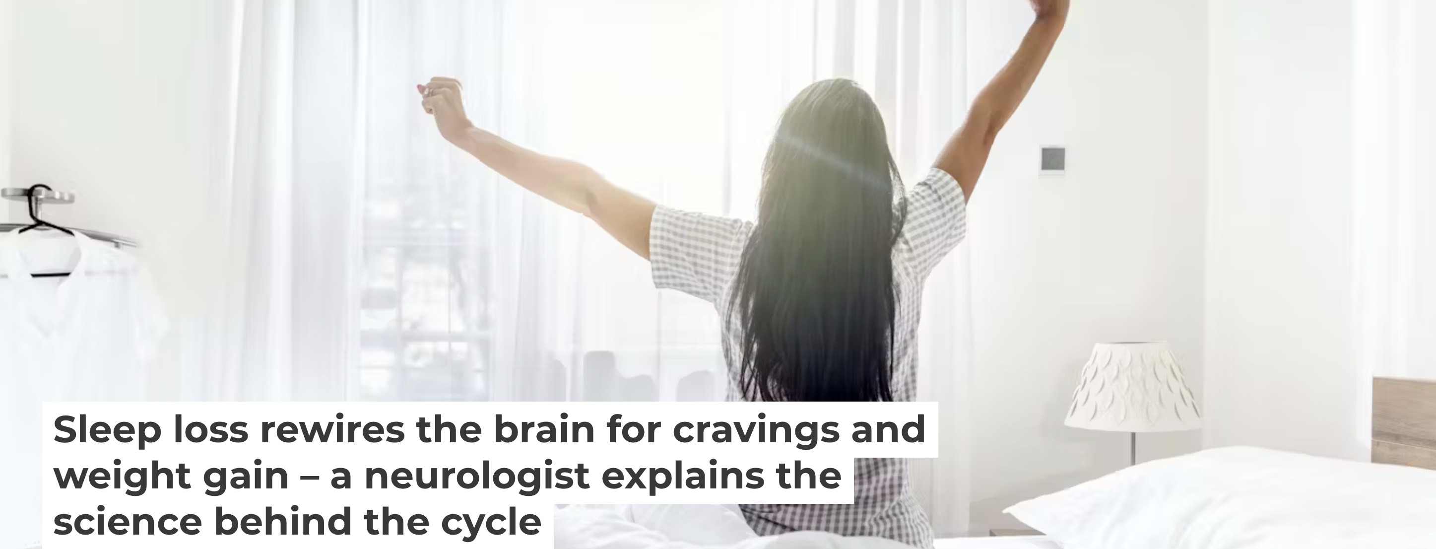 Sleep loss rewires the brain for cravings and weight gain – a ...