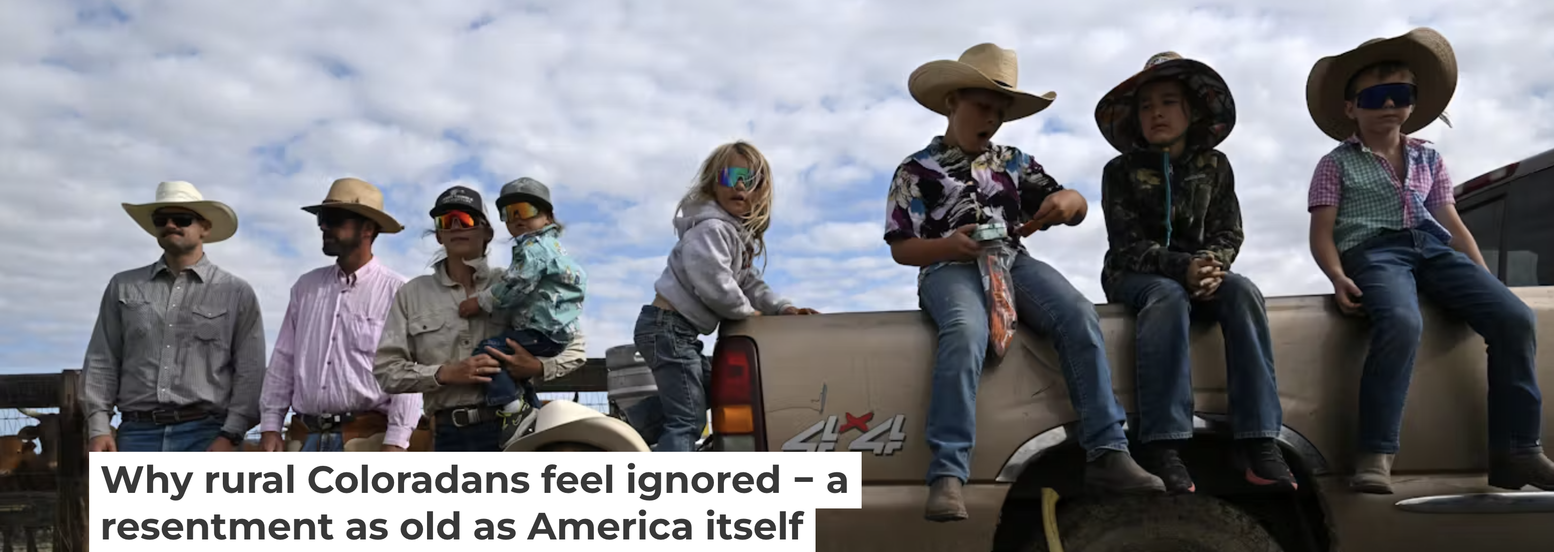 Why rural Coloradans feel ignored − a resentment as old as America ...