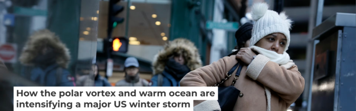 How the polar vortex and warm ocean are intensifying a major US winter ...