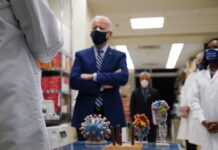 Biden began his presidency in the throes of the COVID-19 pandemic. Evan Vucci/AP Photo
