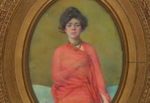 A 1910 watercolor portrait of Belle da Costa Greene by Laura Coombs Hills. The Morgan Library & Museum, New York, gift of the Estate of Belle da Costa Greene.
