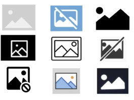 Why two tiny mountain peaks became one of the internet’s most famous images The icon has various iterations, but all convey the same meaning: an image should be here. Christopher Schaberg, CC BY-SA