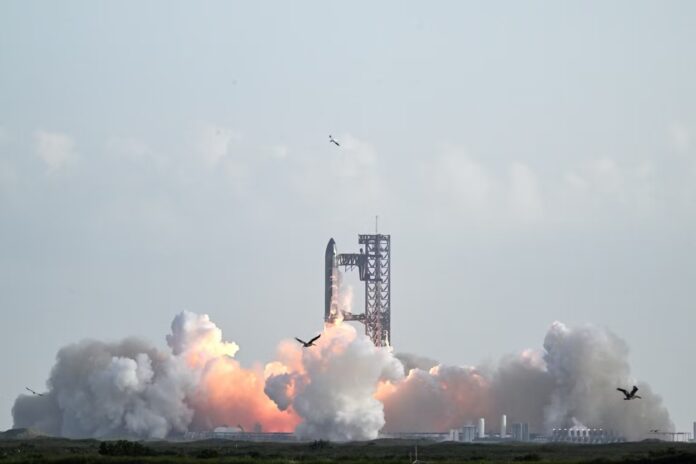 SpaceX’s Starship rocket launches in August 2025. Ronaldo Schemidt/AFP via Getty Images
