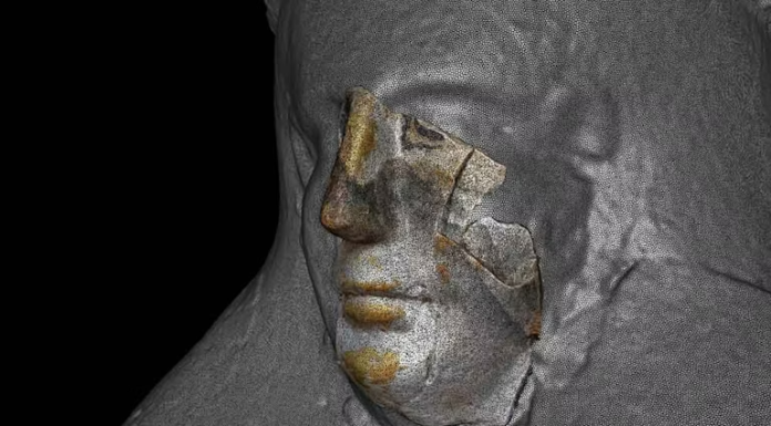 3D scanning and shape analysis help archaeologists connect objects across space and time to recover their lost histories The 3D scan of a mask fragment matches up with the scan of a different well-preserved mask. Carlo Rindi Nuzzolo