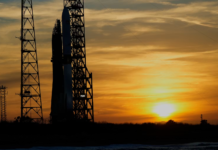 Blue Origin rocket exploded on launchpad, throwing the future of NASA’s Artemis program into question A New Glenn rocket stands ready at the launchpad in April 2026, a month before disaster would strike. AP Photo/John Raoux