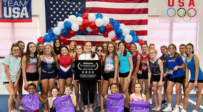 Horizon Gymnastics Students
