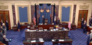 The US Senate Floor on the morning of Keith Krach's senate confirmation on June 20th, 2019